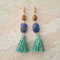 Boucles d'oreilles PIERRES&POMPONS