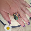bague Habaha rubis zoisite amethyste