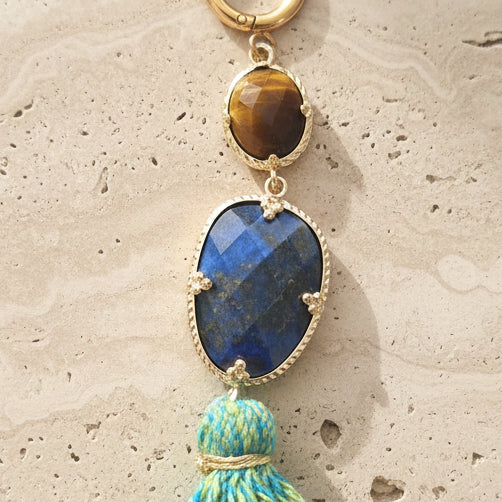 Boucles d'oreilles PIERRES&POMPONS