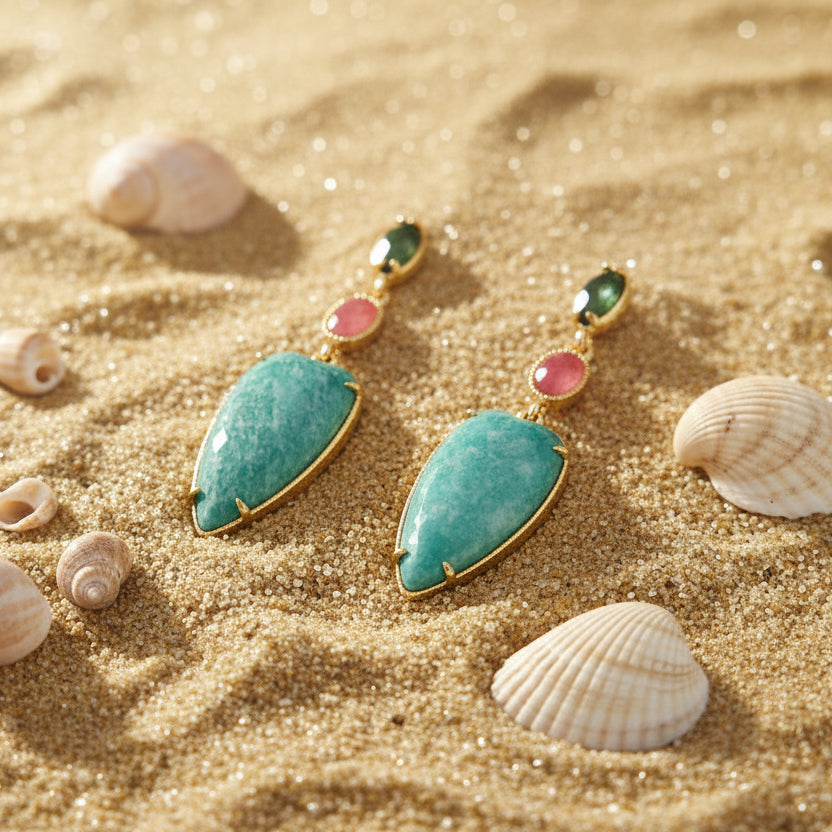 Boucles d'oreilles COEUR AMA