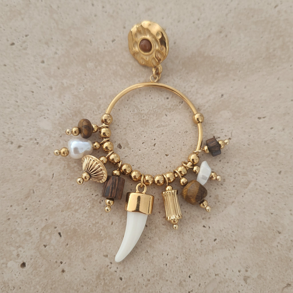 Boucles d'oreilles CORNE