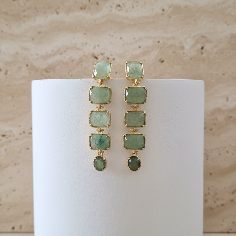 Boucles d'oreilles VERDE
