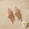 Boucles d'oreilles pendantes ROSY