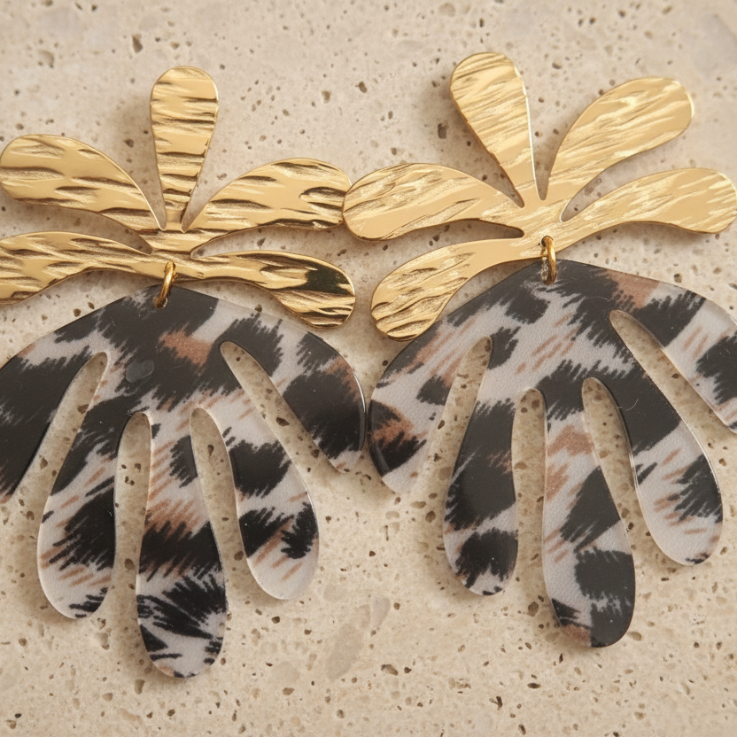 Boucles d'oreilles FELINE