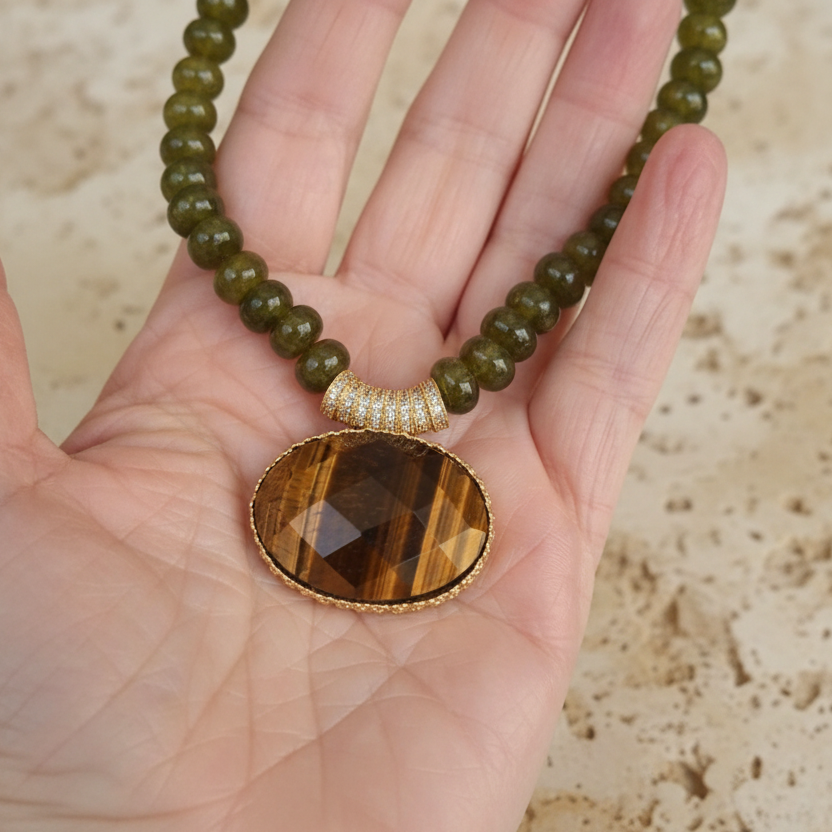Collier TIGER EYE