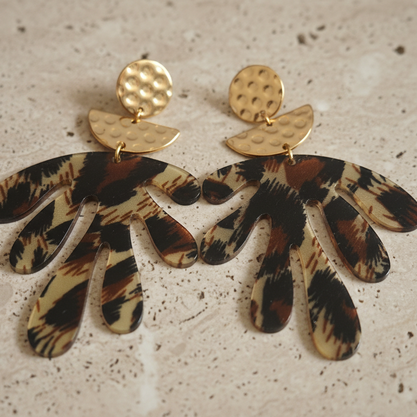 Boucles d'oreilles FELINE