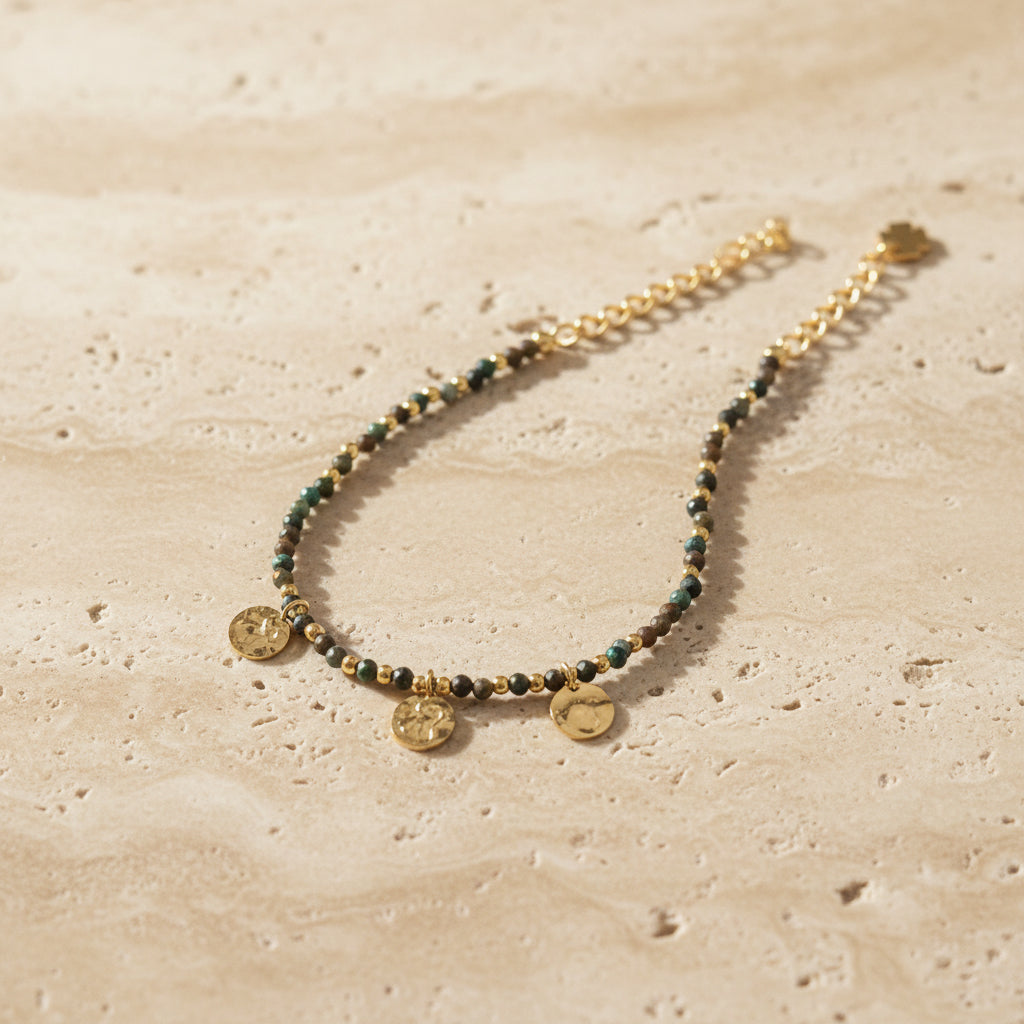 Bracelet FINE – Pierres Naturelles & Acier Inoxydable
