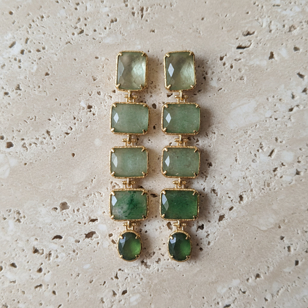 Boucles d'oreilles VERDE