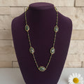 Sautoir Full Green – Agate Verte & Turquoise Africaine